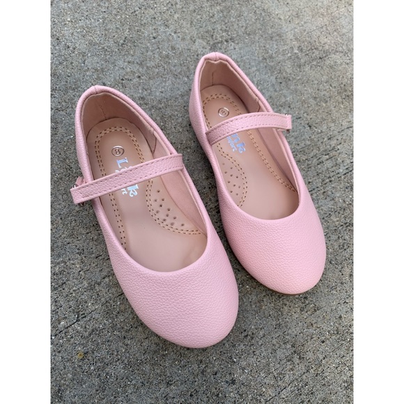 Baby/Toddler Baby Pink Ballet Velcro Strap Flats - Picture 1 of 4